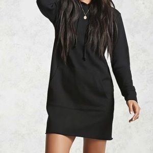 Forever 21 Dresses - Forever 21 Black Long Sleeve Hoodie Mini Dress Forever 21 Dresses - Forever 21 Black Long Sleeve Hoodie Mini Dress